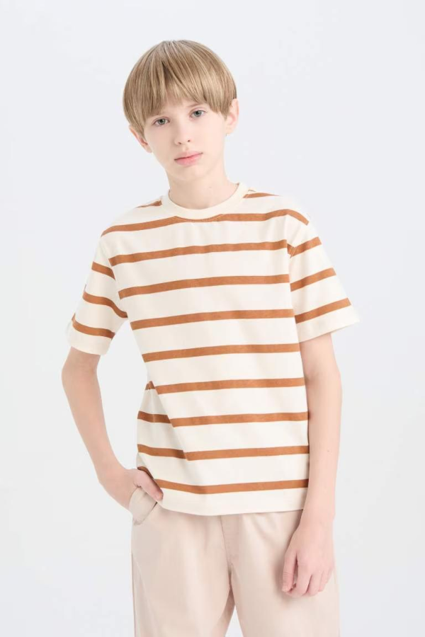 Resim Defacto Erkek Çocuk Kısa Kol T-shirt D9491A8ER118