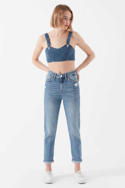 Resim Mavi Star All Blue Kadın Jean Pantolon M101077-30503