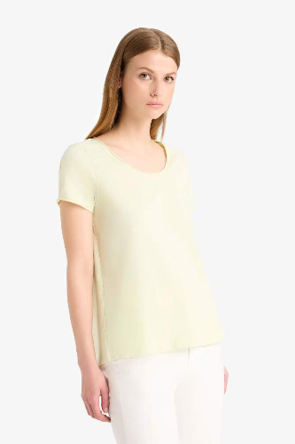 Resim Defacto Kadın T-shirt K1508AZ/GN1108