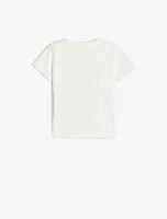 Resim Koton Kız Bebek T-shirt 5SMG10025AK