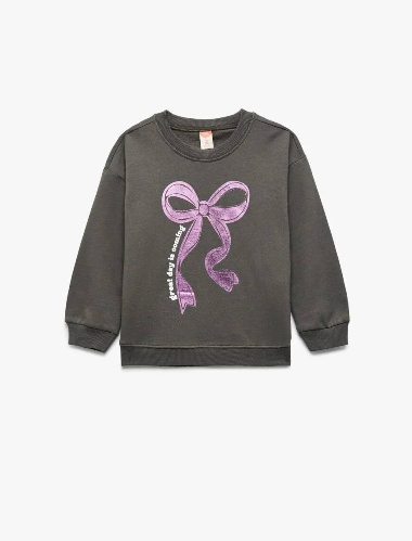 Resim Koton Kız Bebek Sweat 6Wmg10102Ak