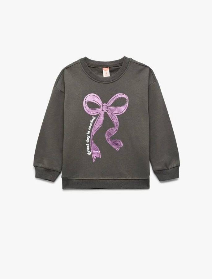 Resim Koton Kız Bebek Sweat 6Wmg10102Ak