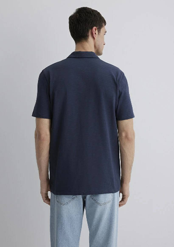 Resim Mavi Regular Erkek  T-shirt M0612597-70726