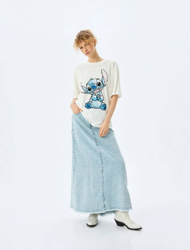 Resim Koton Kadın T-shirt 5SAL10545IK