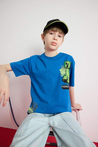 Resim Defacto Erkek Çocuk Kısa Kol T-shirt D9561A8/BE776