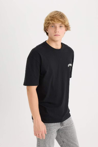 Resim Defacto Erkek  T-shirt D5568AXBK81