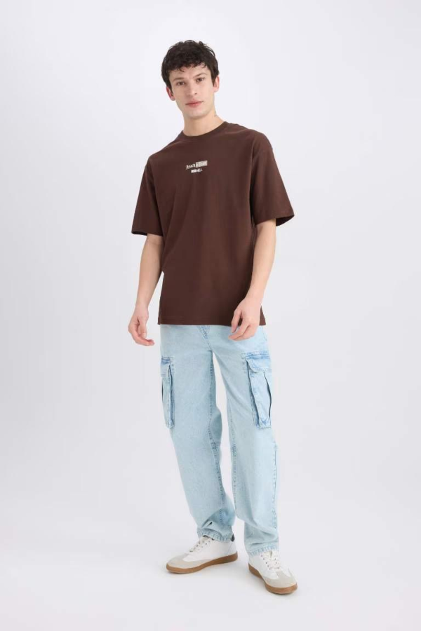 Resim Defacto Erkek  T-shirt D6778AXBN497