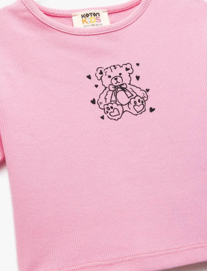 Resim Koton Kız Çocuk T-shirt 5SKG10113AK