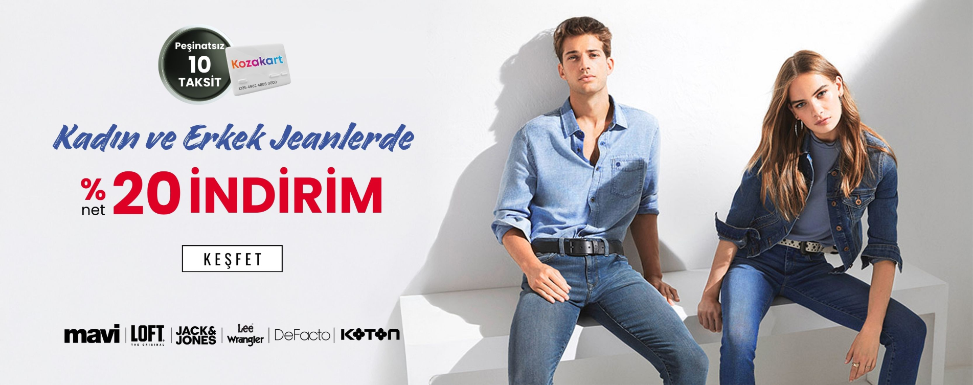 WEB- Kadınn Erkek Jean İndirim