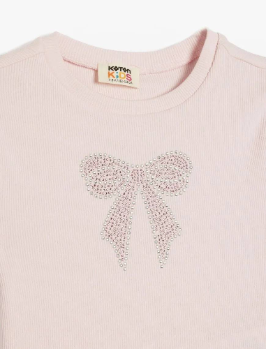 Resim Koton Kız Çocuk T-shirt 5SKG10162AK