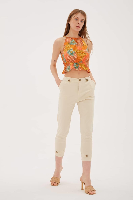 Resim Fashion Friends Kadın Kanvas Pantolon 25Y0312K1