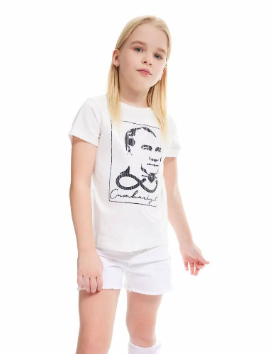 Resim Koton Kız Çocuk T-shirt 5SKG10500AK