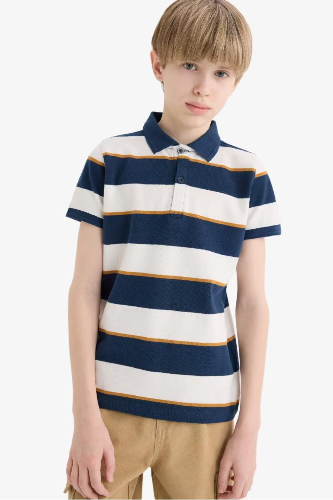 Resim Defacto Erkek Çocuk Kısa Kol T-shirt D7826A8NV147