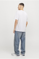 Resim Jack & Jones Joranatomy Skull Tee Ss Crew Neck Sn Erkek T-shirt 12272966