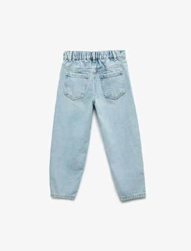 Resim Koton Erkek Bebek Jean Pantolon 6Wmb40003Td