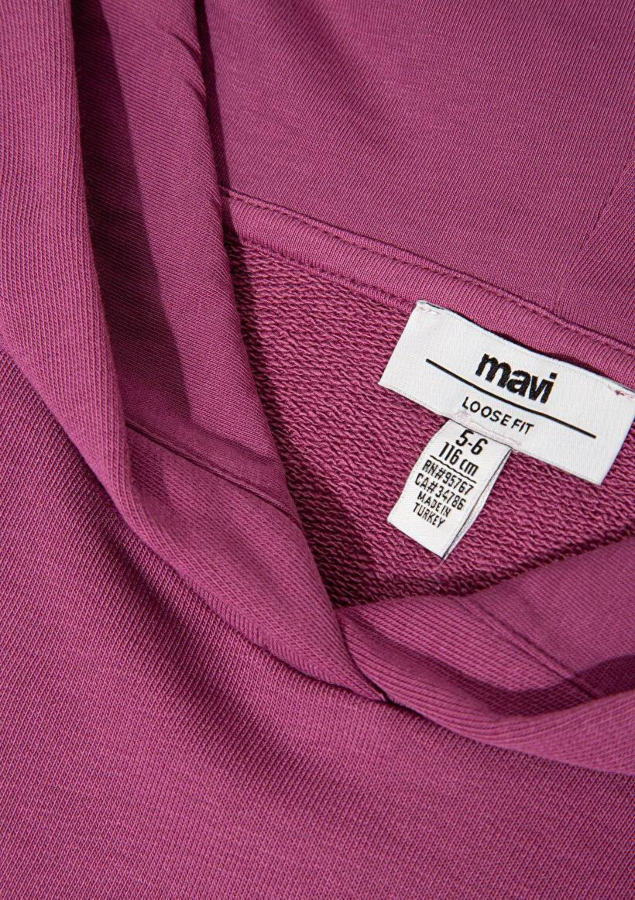 Resim Mavi Logo Baskılı Kız Çocuk Sweat M7S10147-70651