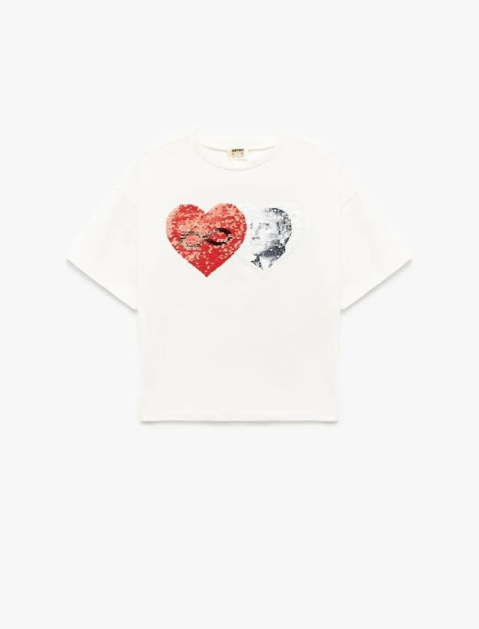 Resim Koton Kız Çocuk T-shirt 5SKG10499AK