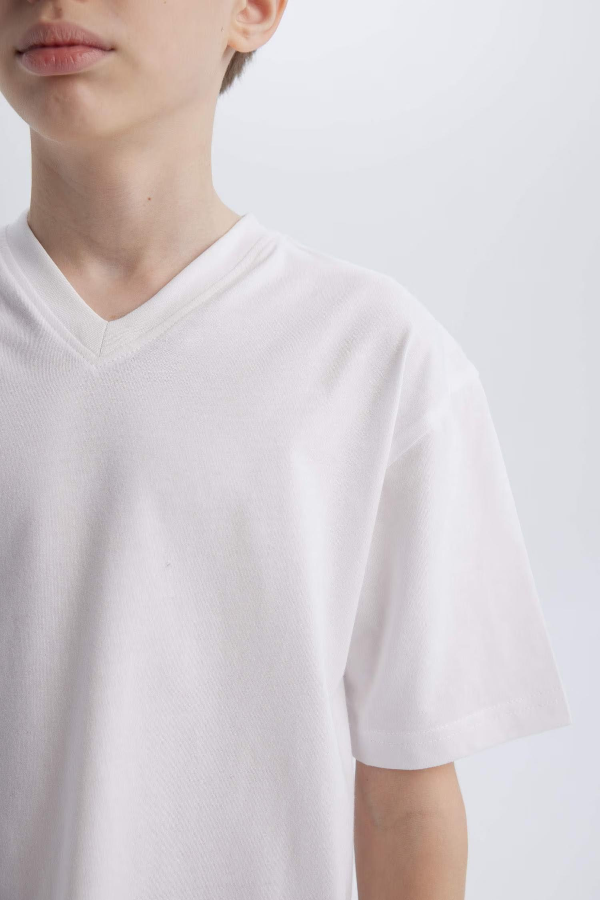 Resim Defacto Erkek Çocuk Kısa Kol T-shirt K1693A6/WT34