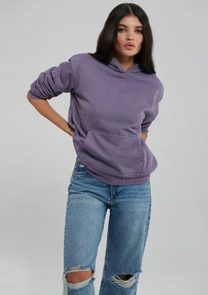 Resim Mavi Kapişonlu Kadın Sweat M167299-70608