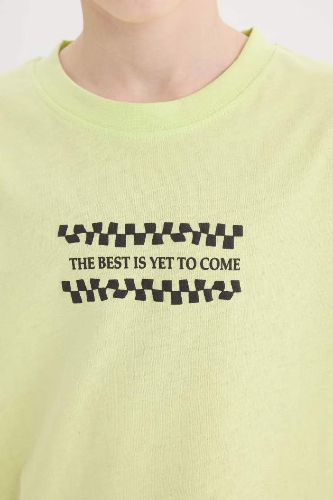 Resim Defacto Erkek T-shirt D8462AX/GN1107