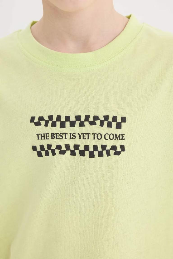 Resim Defacto Erkek T-shirt D8462AX/GN1107