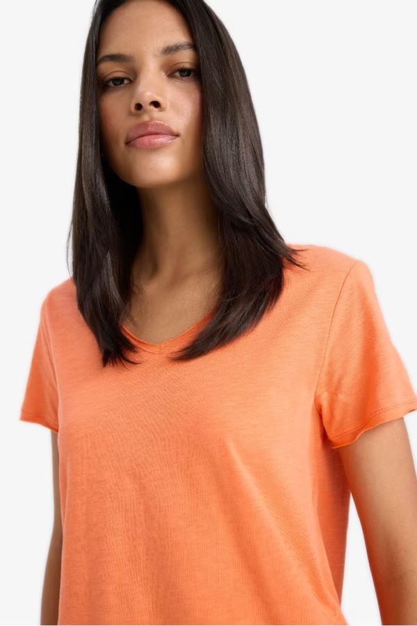 Resim Defacto Kadın T-shirt K1507AZ/OG567