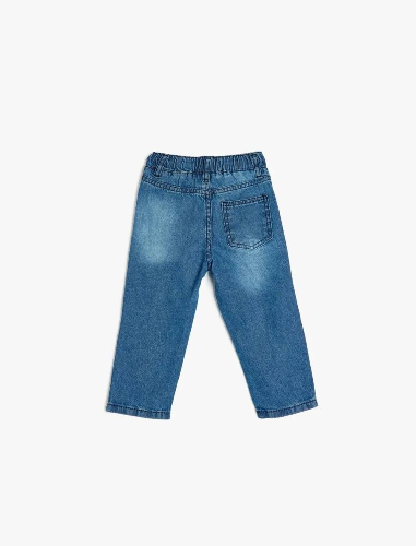 Resim Koton Erkek Bebek Jean Pantolon 5SMB40002TD