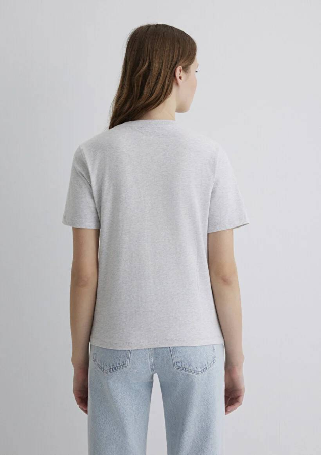 Resim Mavi Regular Kadın  T-shirt M1612421-87033