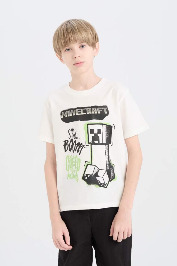 Resim Defacto Erkek Çocuk Kısa Kol T-shirt E3096A8WT32