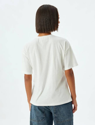 Resim Koton Kadın T-shirt 5SAL10115IK