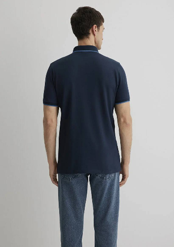 Resim Mavi Polo Erkek T-Shirt M062373-28417
