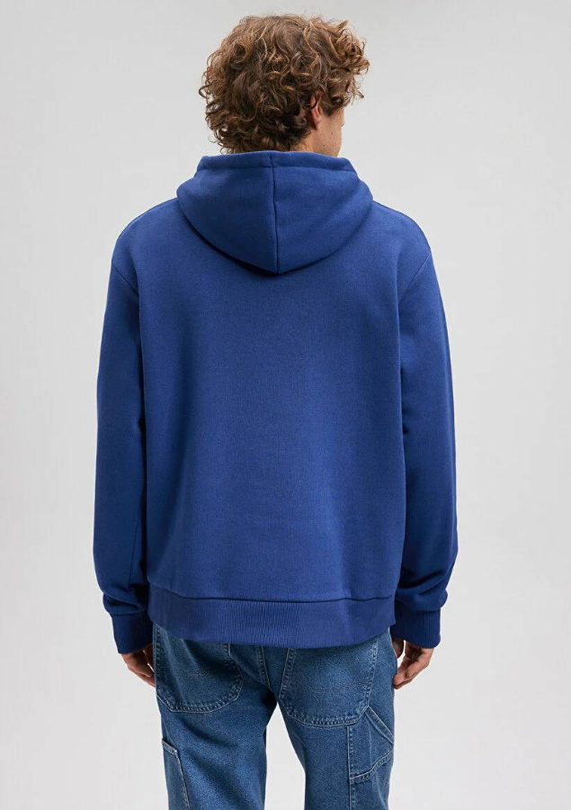 Resim Mavi Erkek Sweat