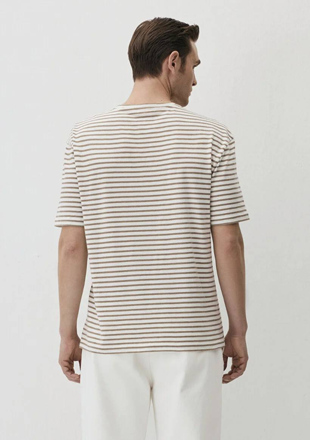 Resim Mavi Regular Erkek  T-shirt M0612599-70321