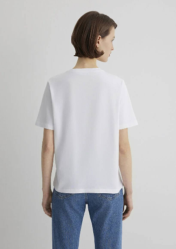 Resim Mavi Regular Kadın  T-shirt M1612421-620
