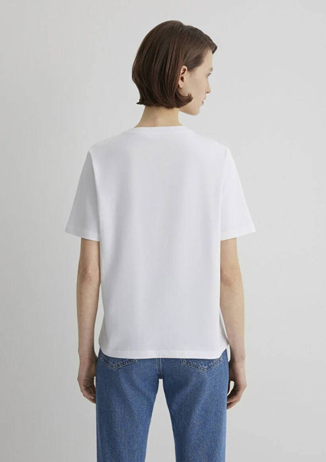 Resim Mavi Regular Kadın  T-shirt M1612421-620