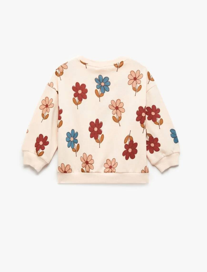 Resim Koton Kız Bebek Sweat 6Wmg10050Ak
