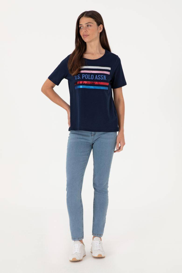 Resim U.S. Polo Assn Kadın T-Shirt 2104036 Sılot
