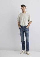 Resim Mavi Tapered Erkek  Jean Pantolon M0081089655