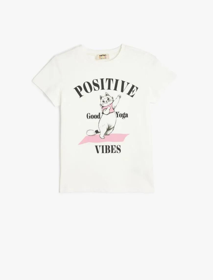 Resim Koton Kız Çocuk T-shirt 5SKG10255AK