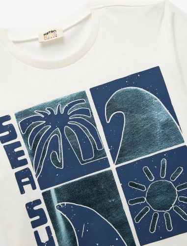 Resim Koton Erkek Çocuk T-shirt 5SKB10145TK