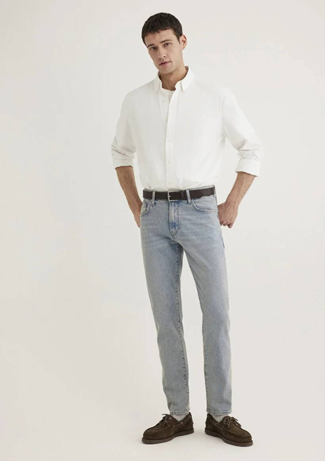 Resim Mavi Milan Dusty Mid Erkek Jean Pantolon M0081089772