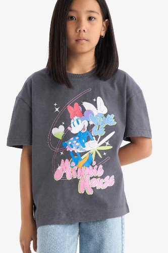 Resim Defacto Kız Çocuk Kısa Kol T-shirt E2617A8/AR148