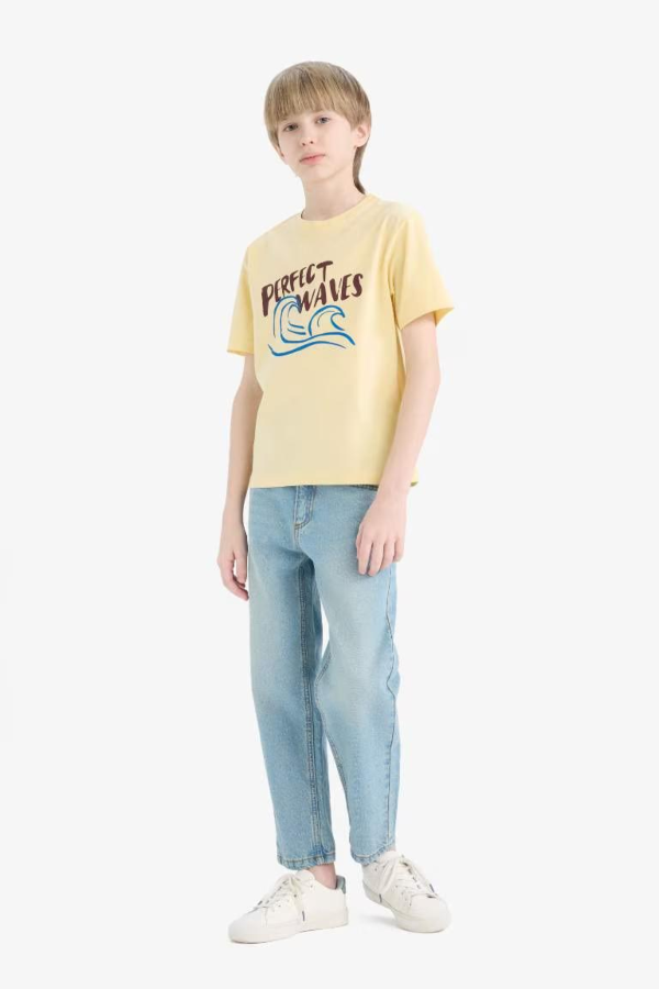 Resim Defacto Erkek Çocuk Kısa Kol T-shirt E0174A8YL252
