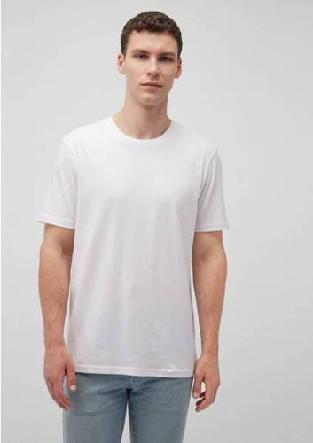 Resim Mavi Kısa Kol Erkek T-Shirt M066483-620