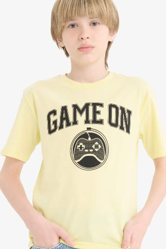 Resim Defacto Erkek Çocuk Kısa Kol T-shirt F0182A8YL75