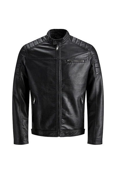 Resim Jack & Jones Jjerocky Jacket Noos Erkek Deri Mont Ve Ceket 12147218