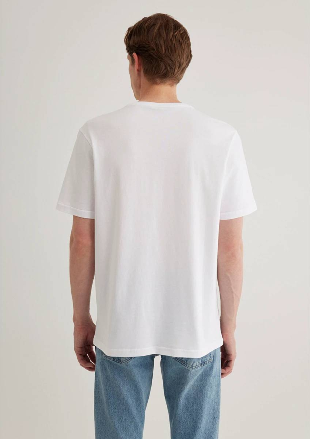 Resim Mavi Logo Erkek T-shirt M066842-620