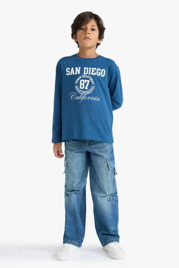 Resim Defacto Erkek Çocuk Uzun Kol Sweat E9519A8/IN255