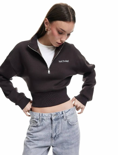 Resim Koton Kadın Sweat 6Wal10201Ik