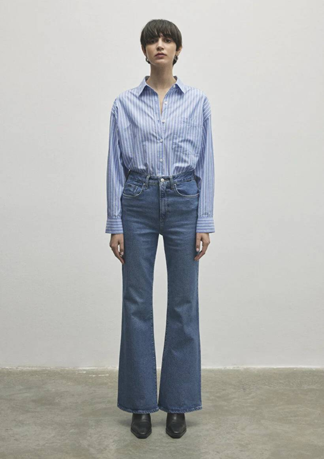 Resim Mavi Los Angeles Kadın Jean Pantolon M1010349-86463